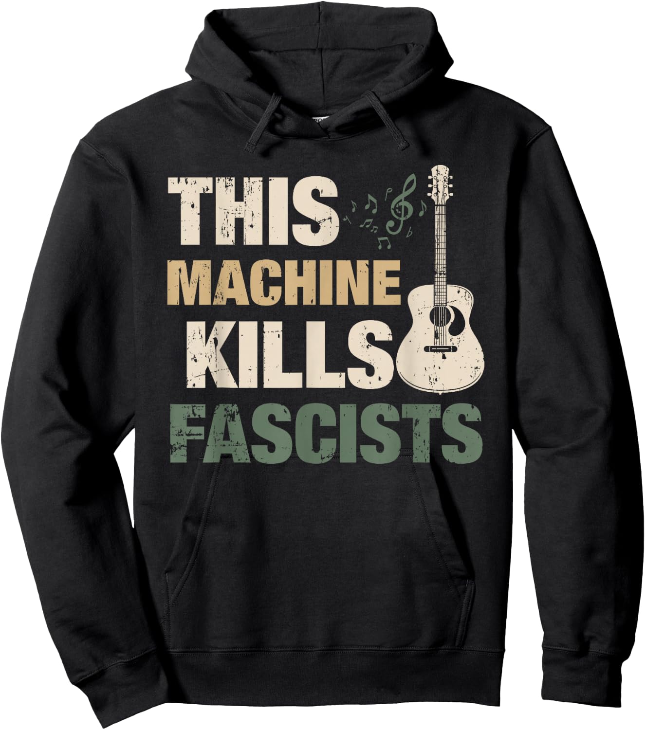 This Machine Kills Fascists Hoodie - Hoodie | Black