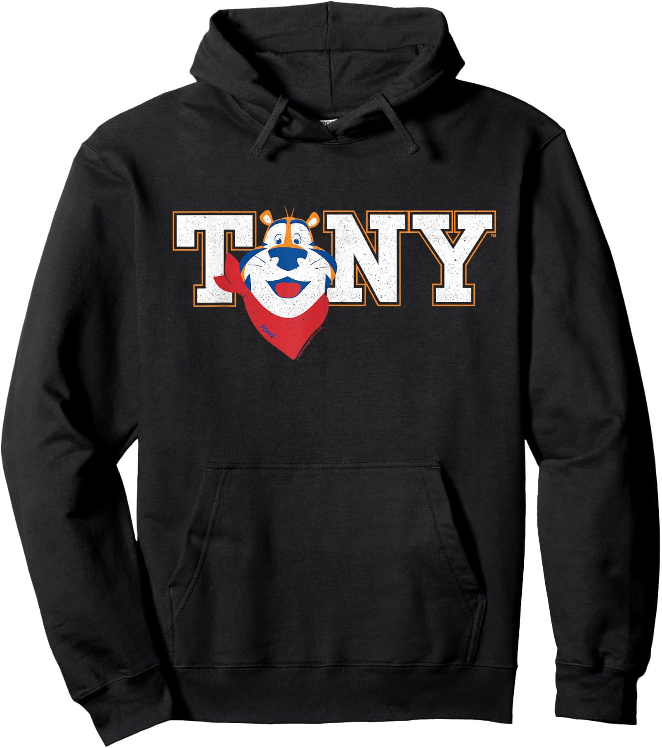 Kellogg's Frosties Tony Tiger Sports Black Adult S, Black, S Hoodie - Hoodie | Black