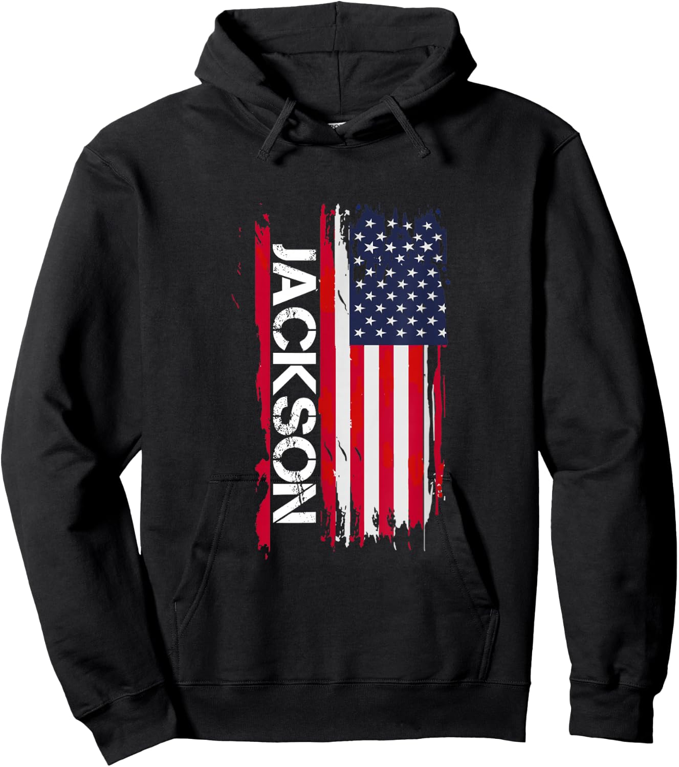 Jackson City USA Black -Adults Small Classic Fit Short Sleeve Love Theme Hoodie - Hoodie | Black