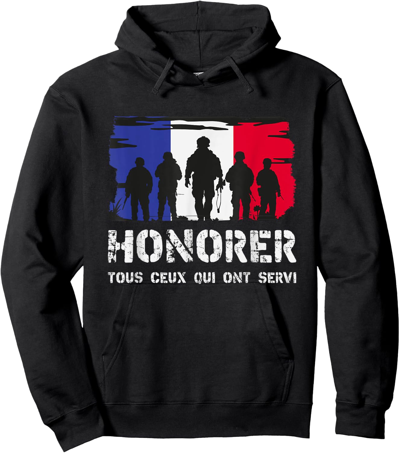 Honor All Who Served Gift Old Military , Black, S Hoodie - Hoodie | Black