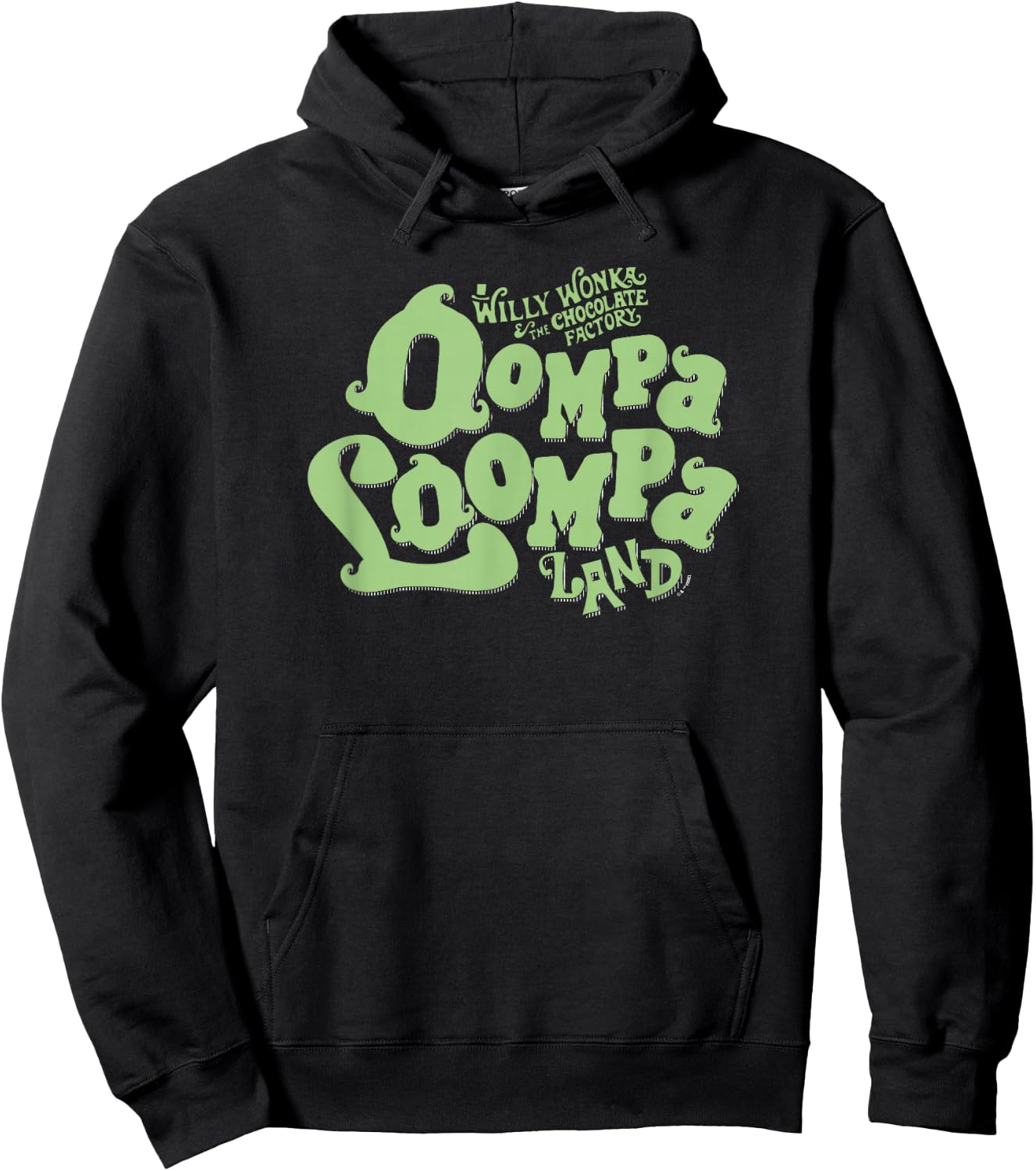 Willy Wonka And The Chocolate Factory Oompa Loompa Land Hoodie - Hoodie | Black