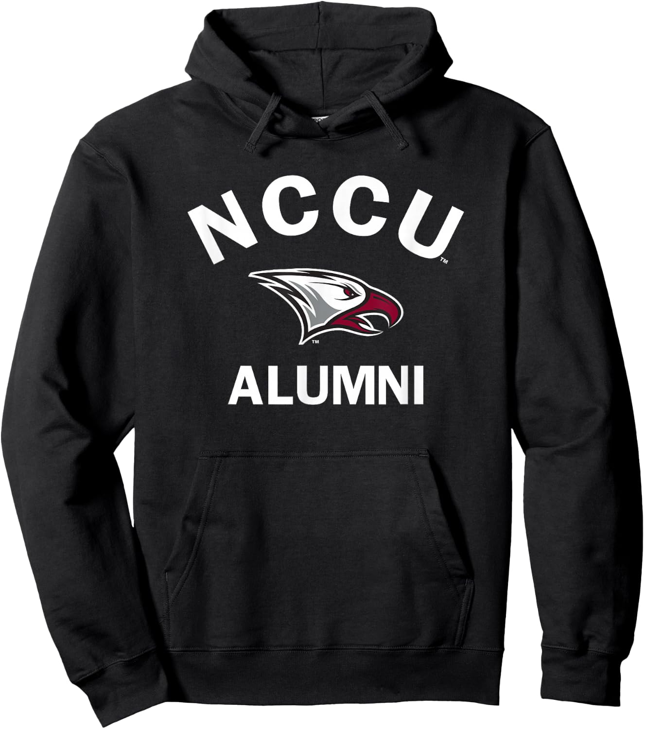 North Carolina Central NCCU Eagle Arched Alumni Hoodie - Hoodie | Black