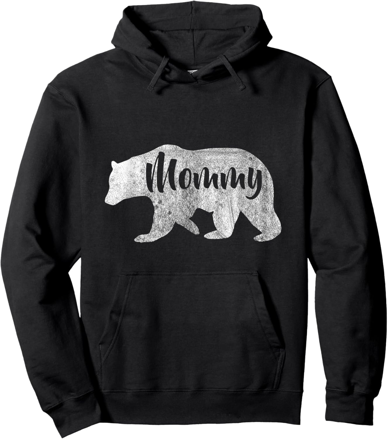 Woman's Mommy Bear Awesome Camping Hoodie - Hoodie | Black