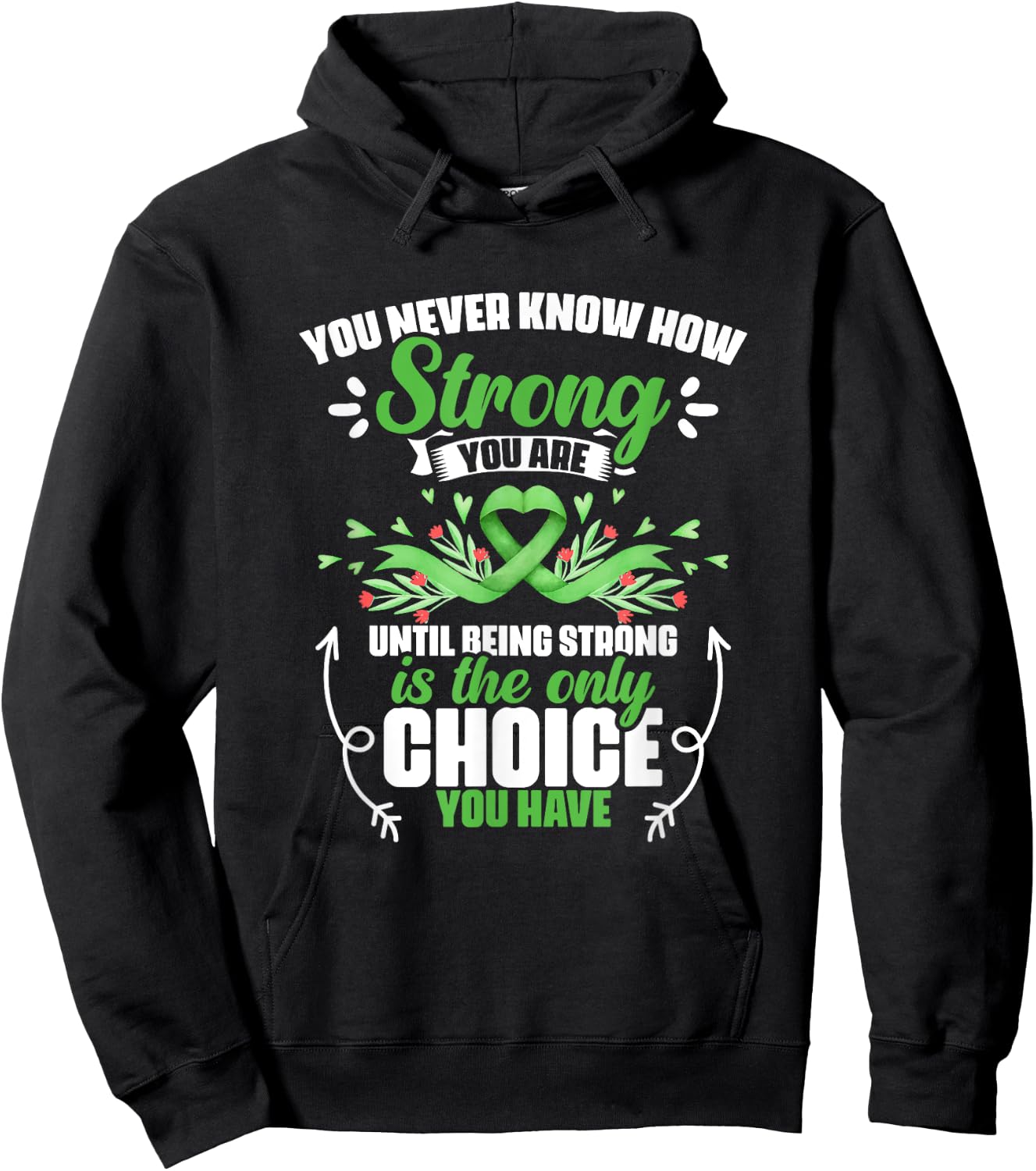How Strong You Are - Bile Duct Cancer Gallbladder Cancer Hoodie - Hoodie | Black