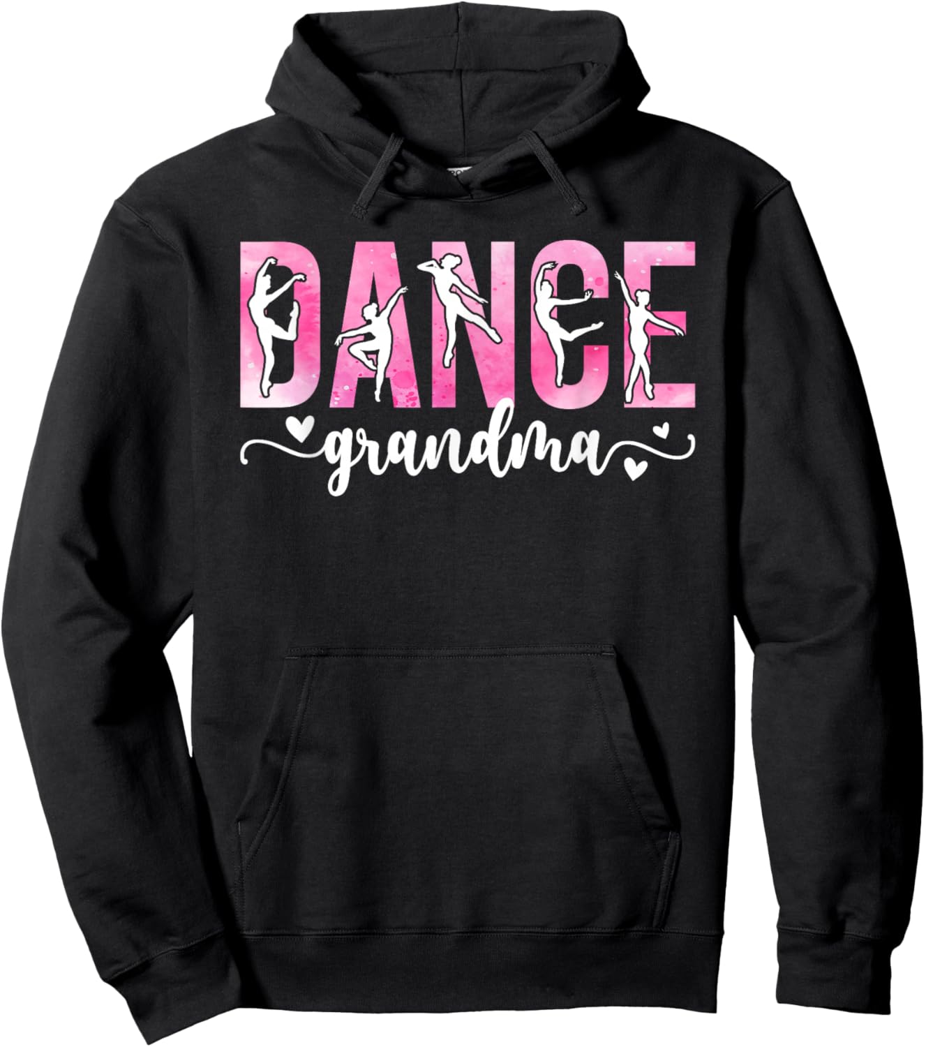 Dance Grandma Of A Dancer Grandmother Dancing Grandma Hoodie - Hoodie | Black