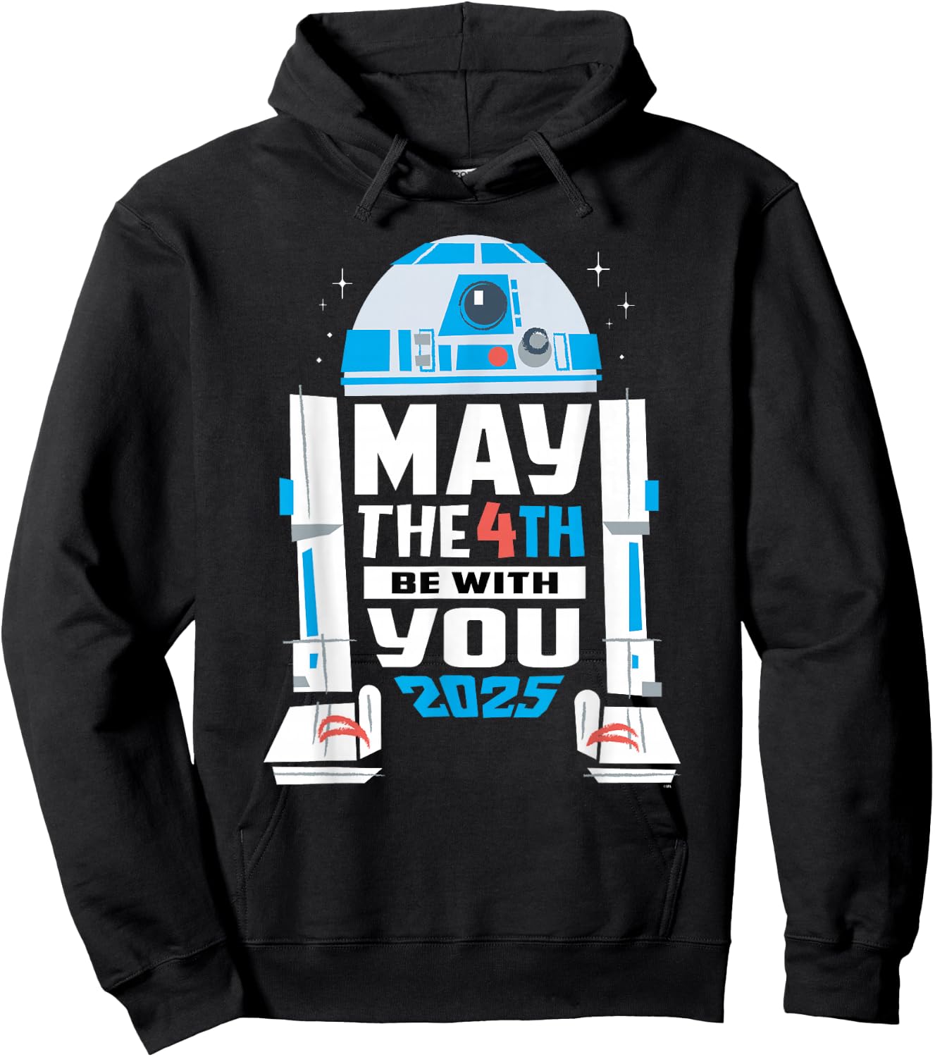 Star Wars R2-D2 May the 4th Be With You 2025 Star Wars Day , Black, S Hoodie - Hoodie | Black