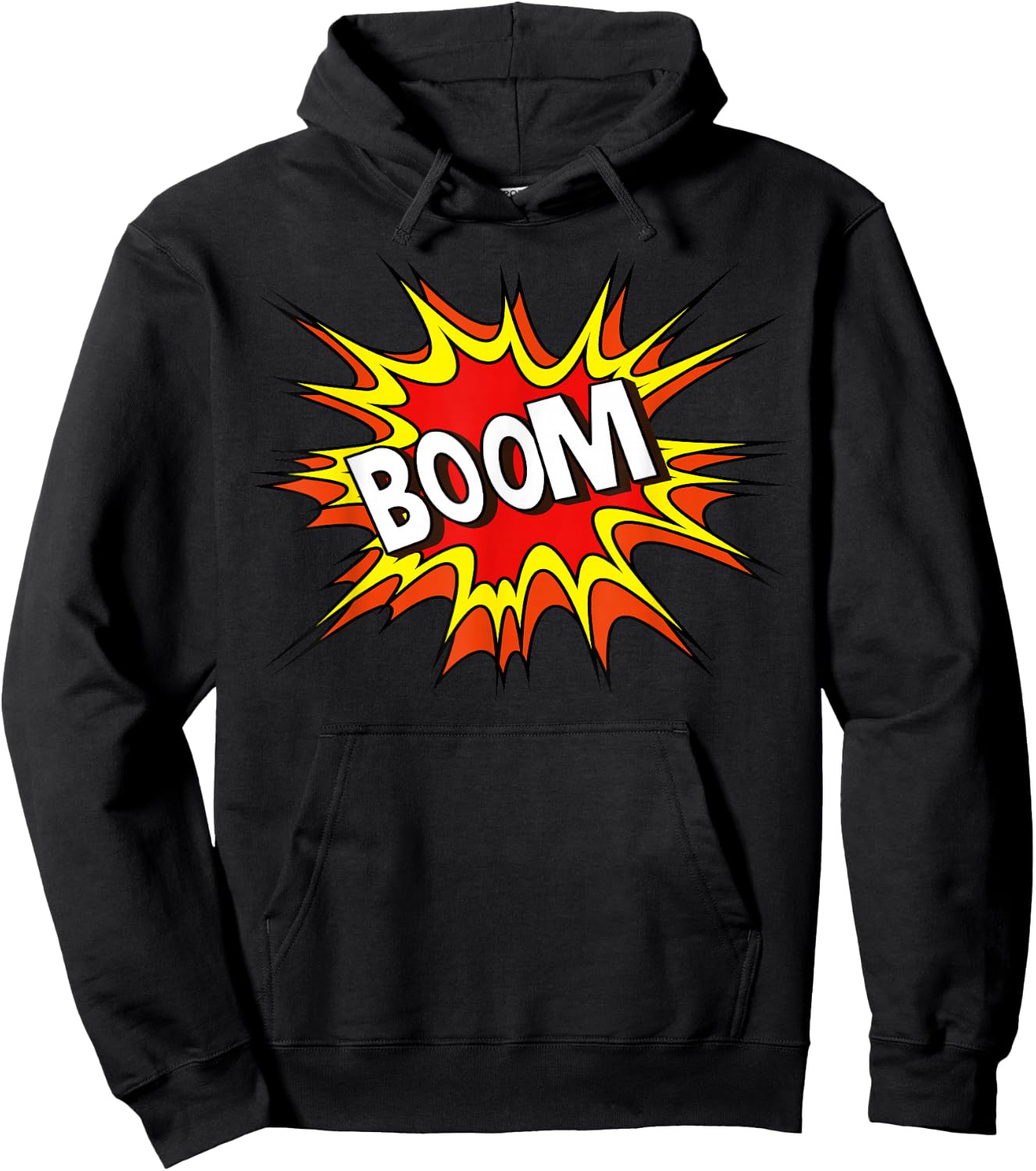BOOM! Iconic Comic Fun Shirt Hoodie - Hoodie | Black