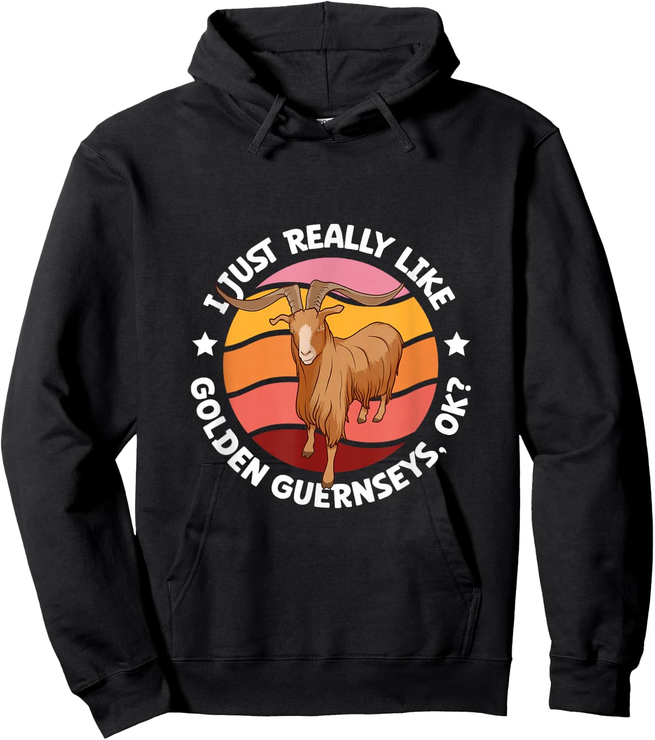 I just really like my Golden Guernsey Hoodie - Hoodie | Black