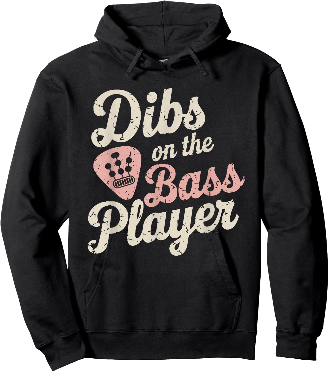 Dibs On The Bassist Dibs On The Bass Player Hoodie - Hoodie | Black