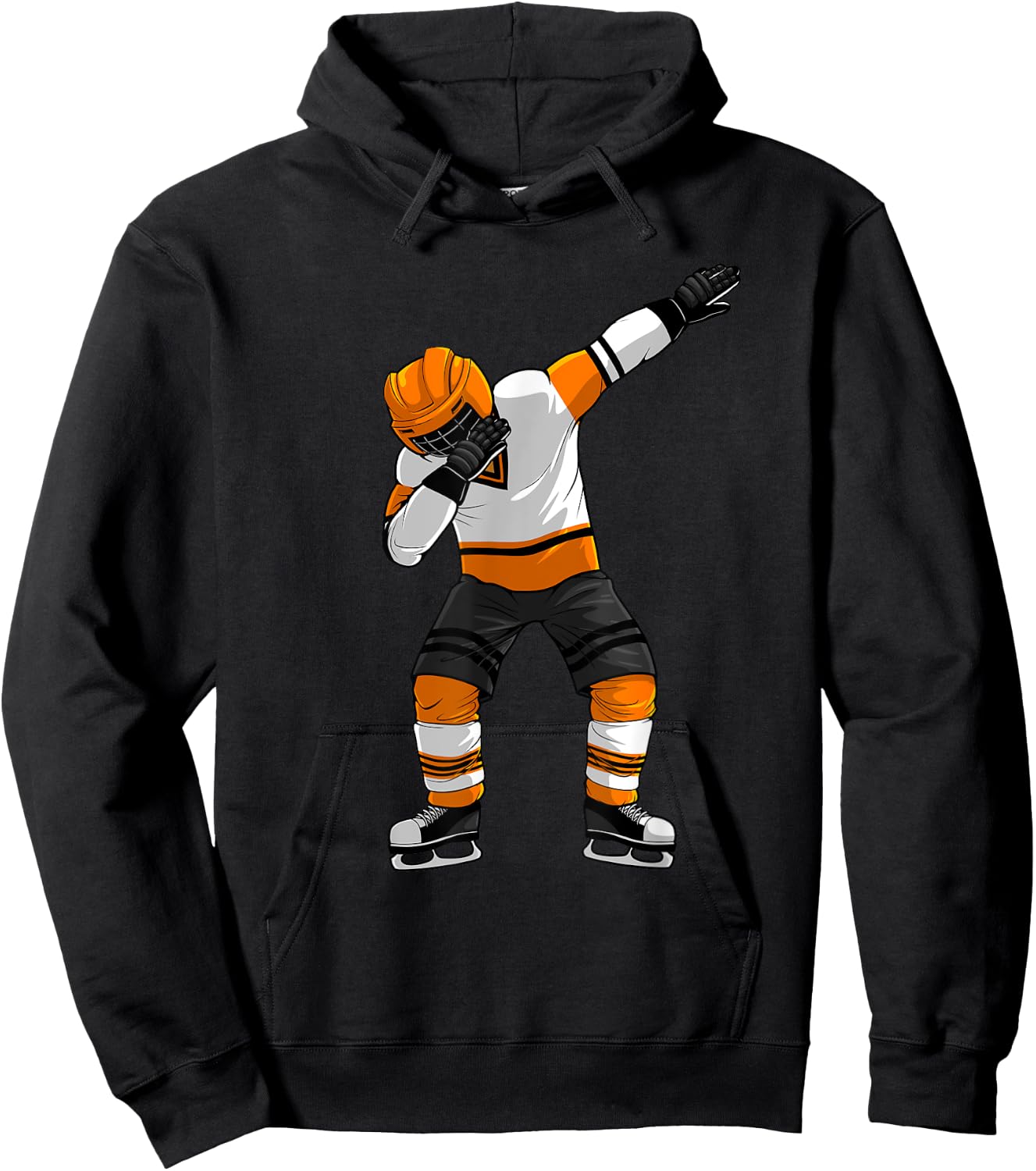 Cool Dabbing Ice Hockey Art Boys Ice Hockey Goalie Hoodie - Hoodie | Black