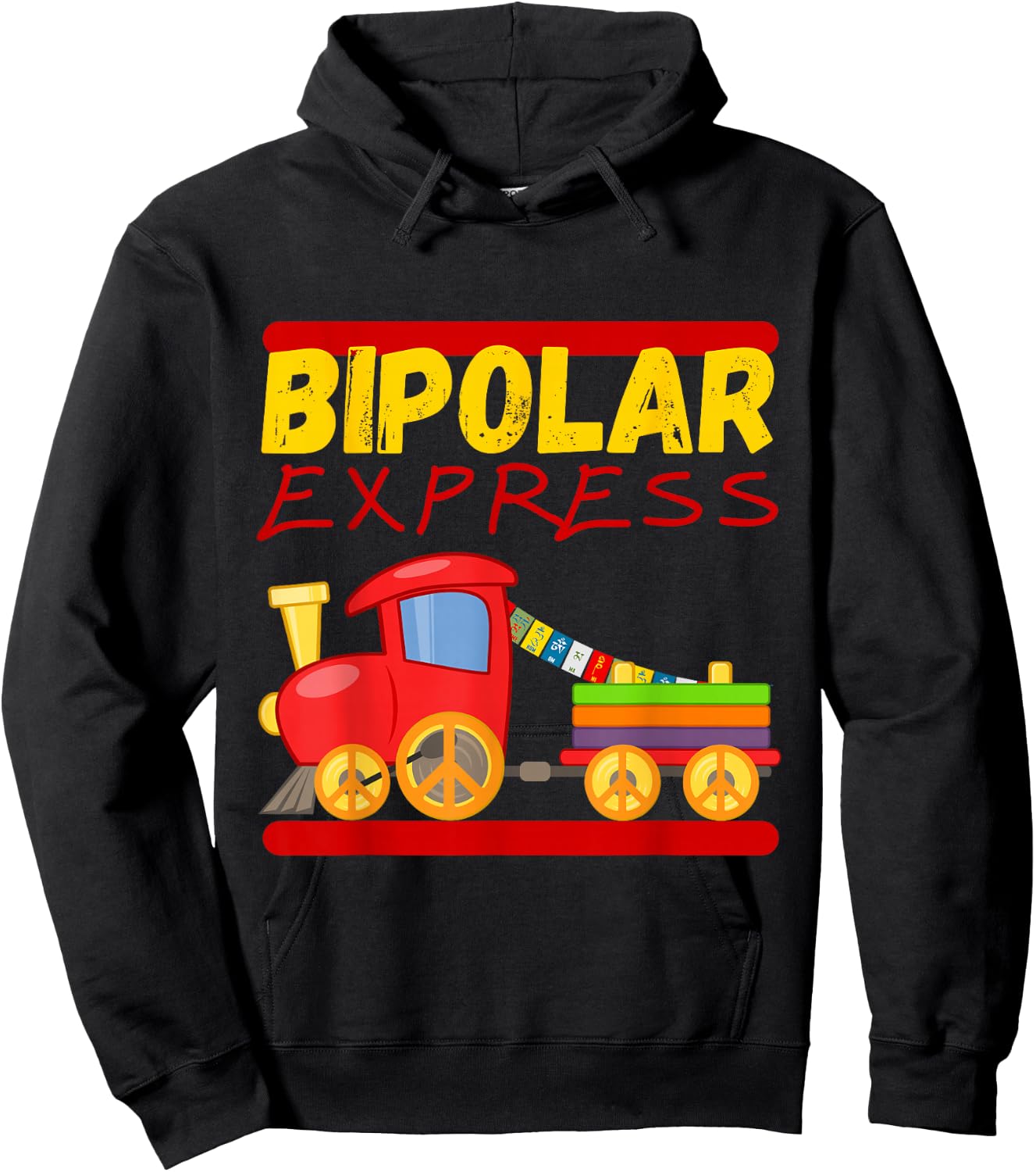 Bipolar Express, Bipolar Disorder Hoodie - Hoodie | Black