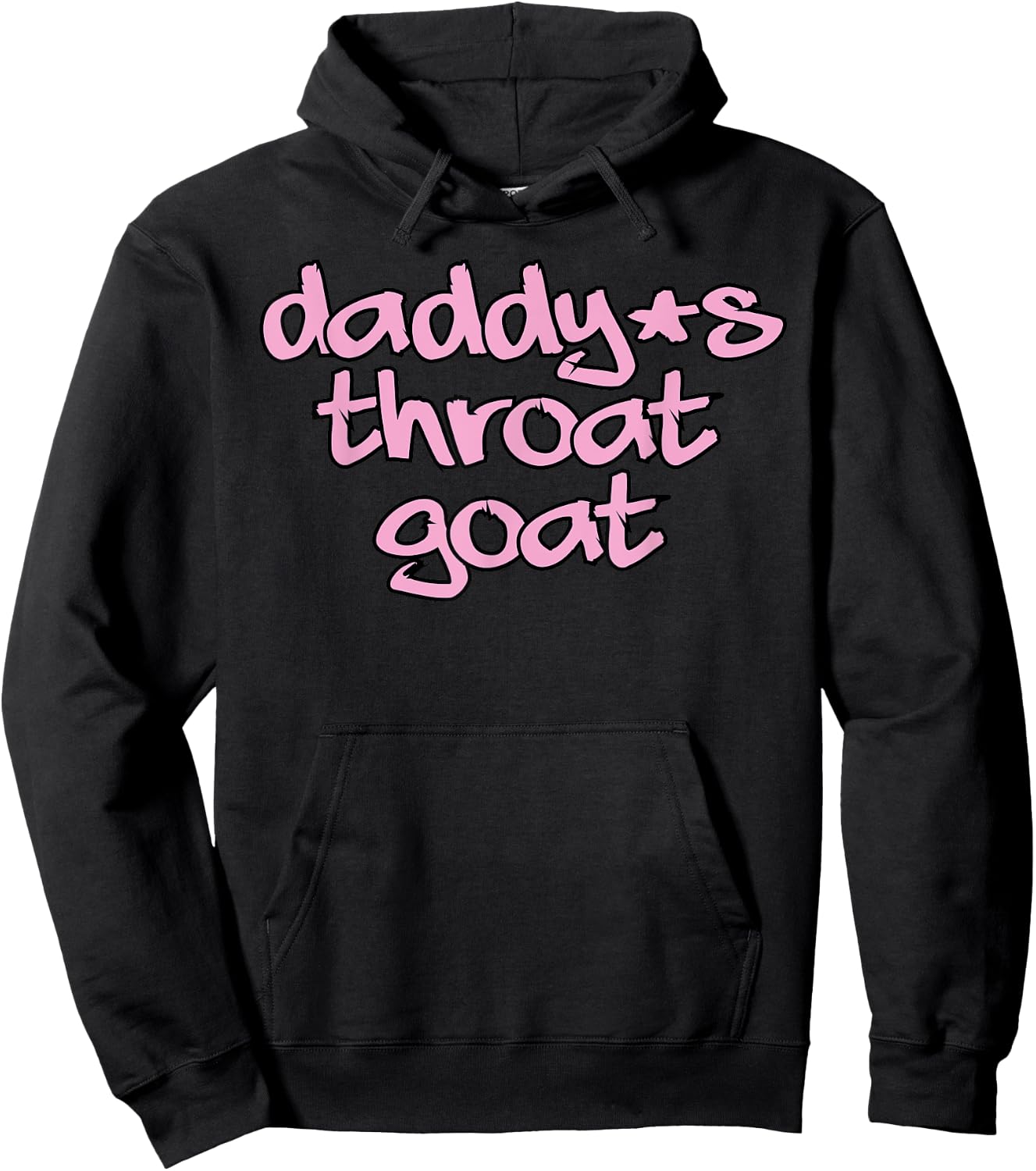 Daddy's Throat Goat Funny Sexy Adult Profanity Hoodie - Hoodie | Black