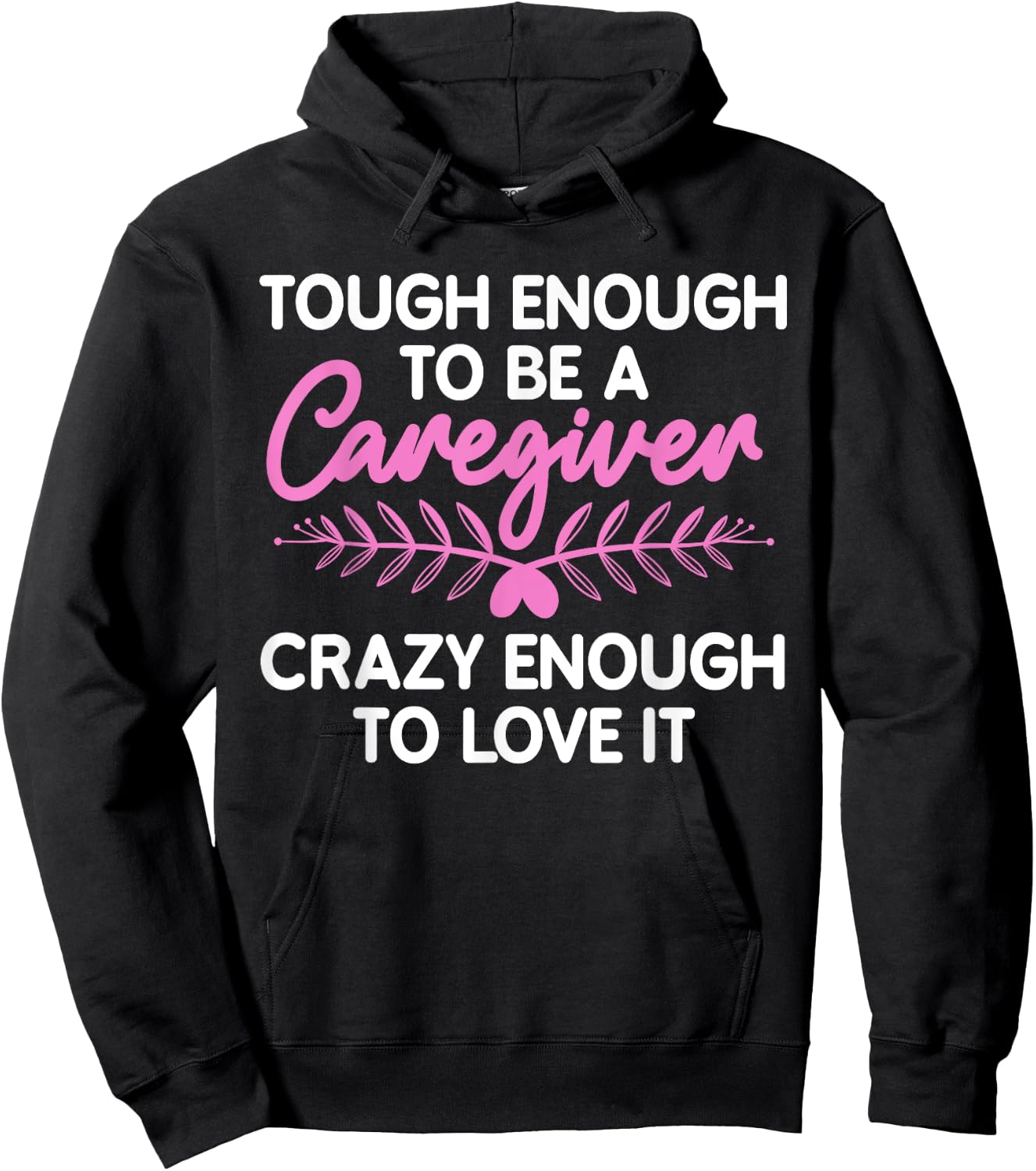 Funny Caregiver Art Men Girls Caregiving Caregiver Hoodie - Hoodie | Black