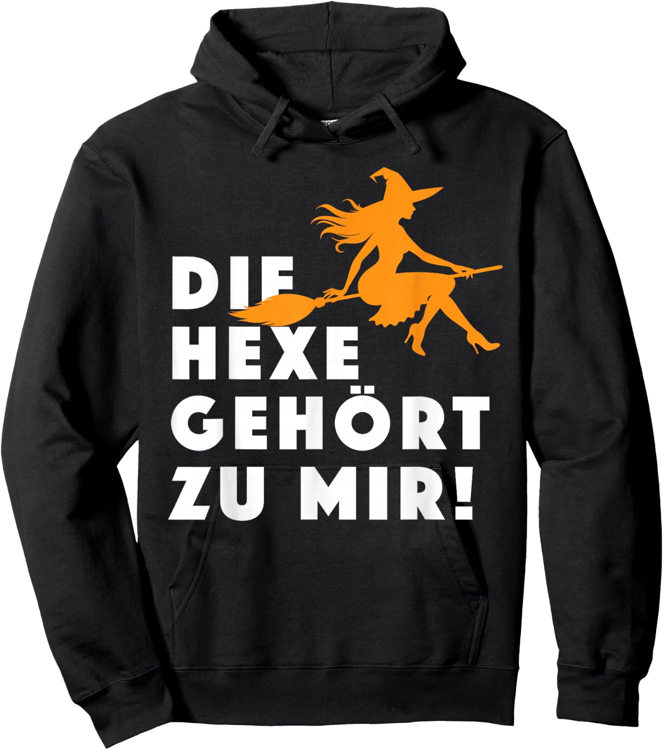 The Witch Belongs to Me! Funny Witches Halloween Costume , black Hoodie - Hoodie | Black