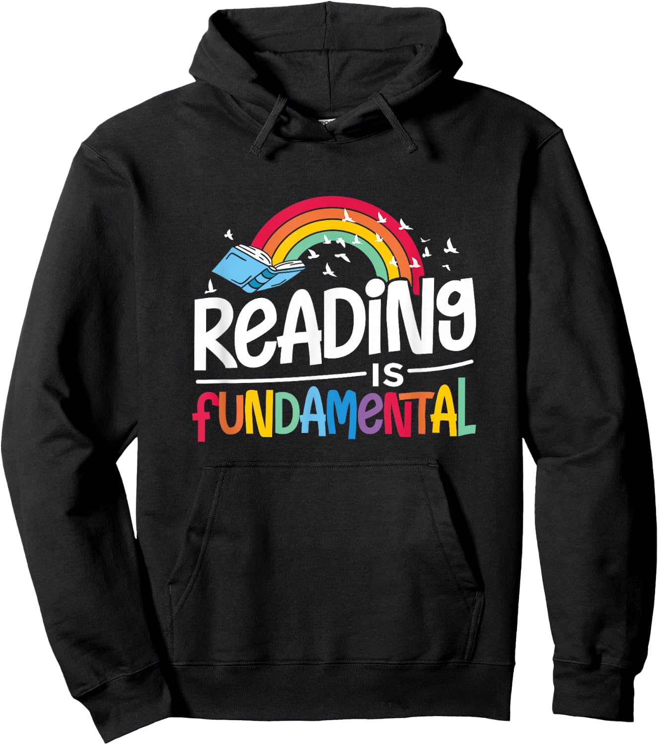 Reading is Fundamental Poetry, Bookworm And Book Reader Hoodie - Hoodie | Black