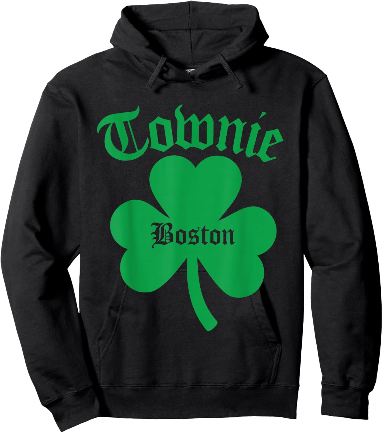 Townie, Irish Townie, St. Patrick's Day Charlestown Hoodie - Hoodie | Black