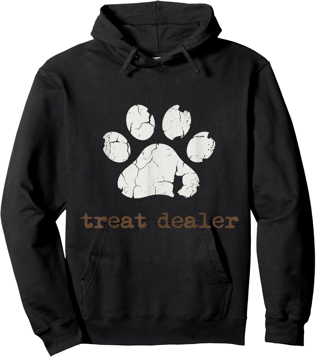 Treat Dealer | Funny Dog Lover Dog Mom Dad Hoodie - Hoodie | Black