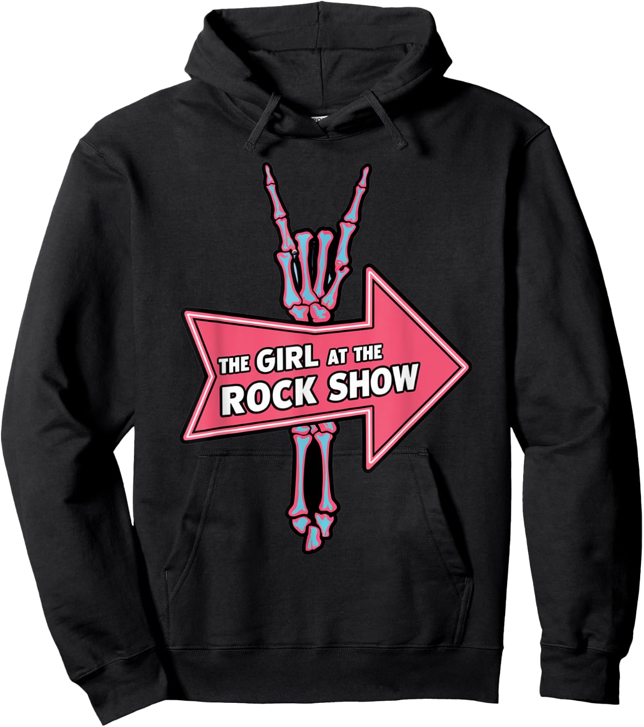 I Am The Girl At The Rock Show Classic Hoodie - Hoodie | Black