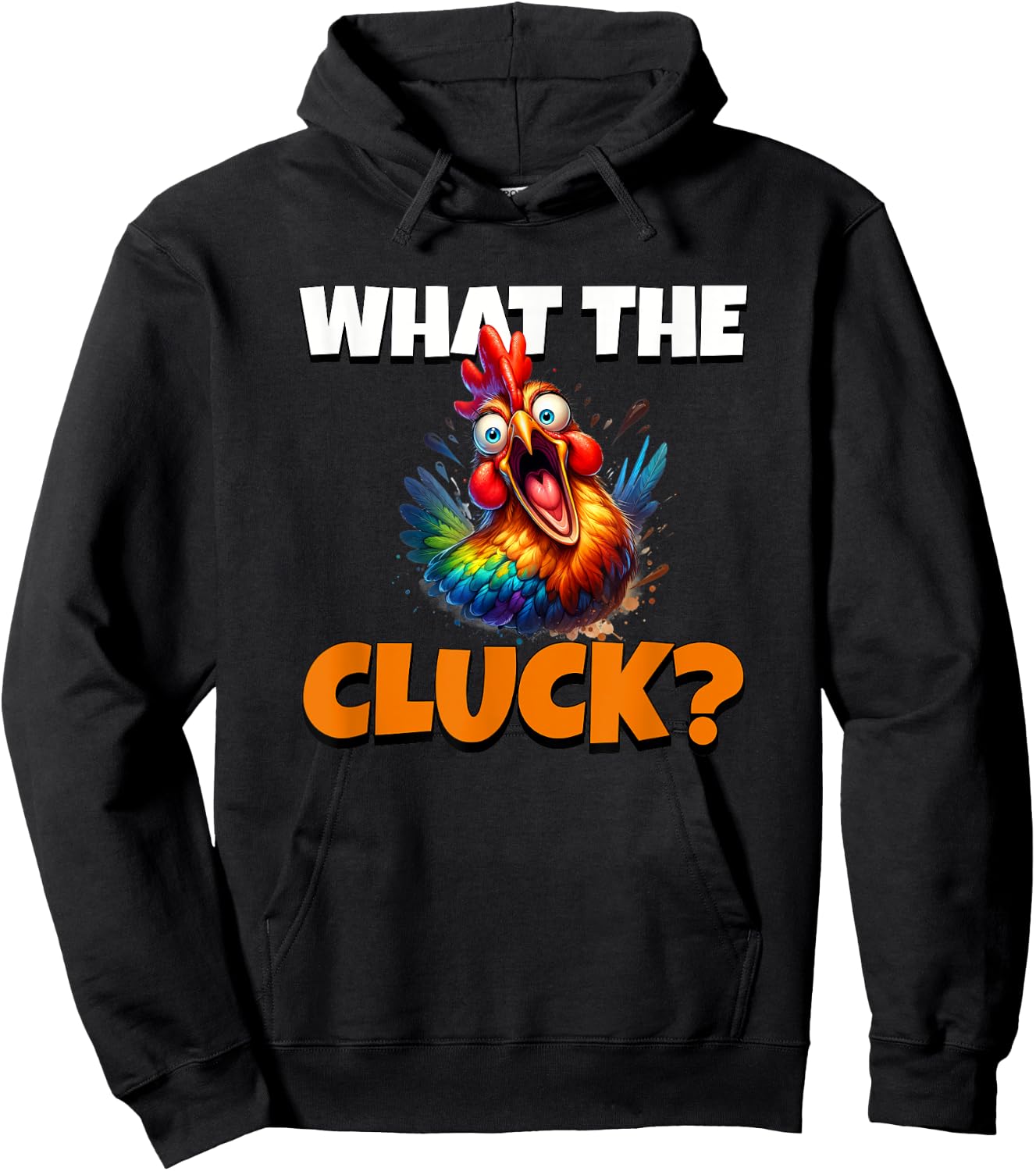 What The Cluck Hoodie - Hoodie | Black