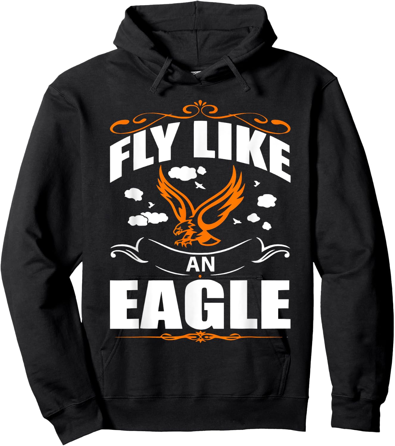 Fly like an eagle Apparel with Bird an Women Hoodie - Hoodie | Black