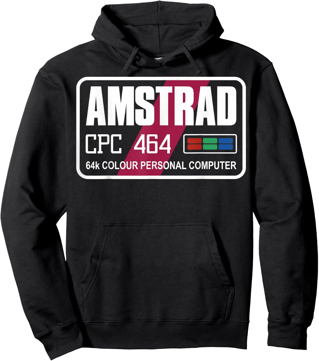 AMSTRAD - CPC 464 , Blue, S Hoodie - Hoodie | Black