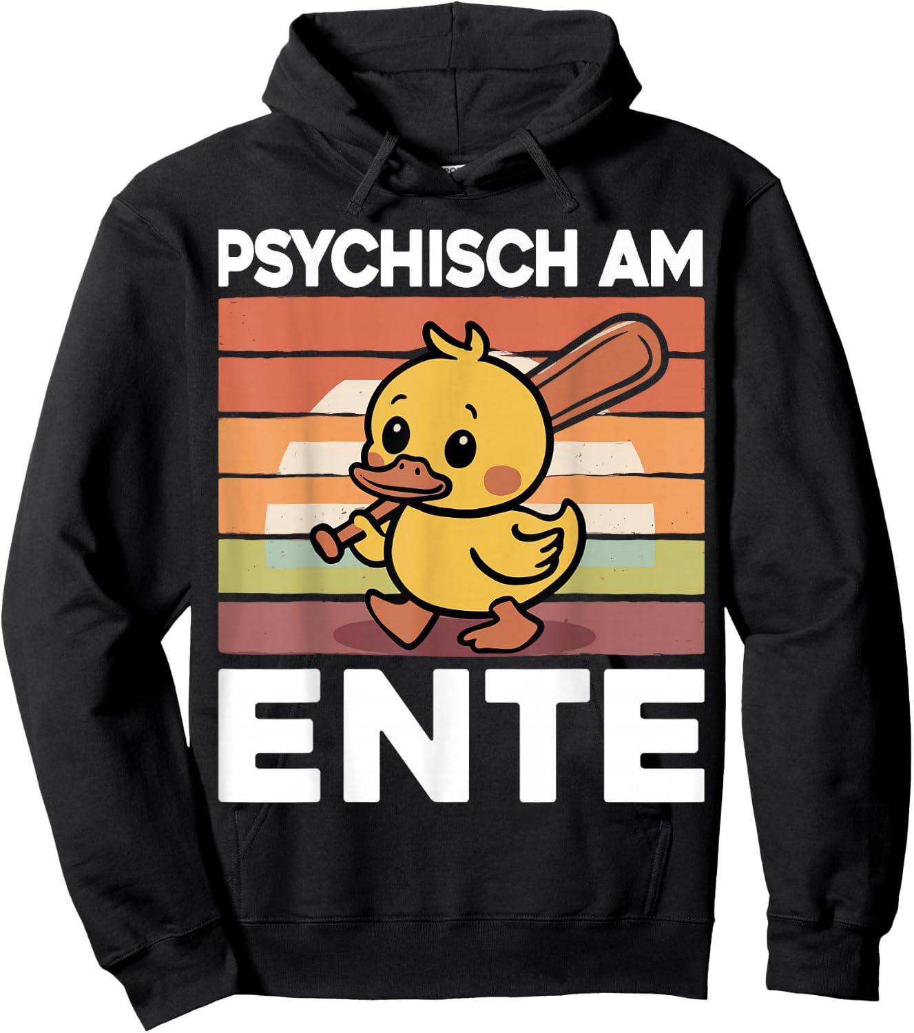 Psychisch Am Ente Funny Hoodie - Hoodie | Black