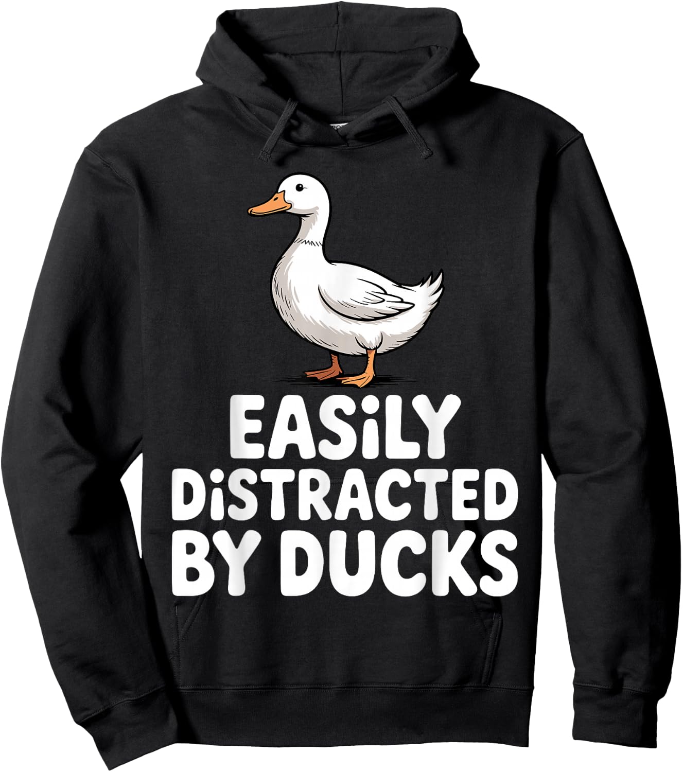 Cool Rubber Duck Design Women Kids Duck Lover Hoodie - Hoodie | Black