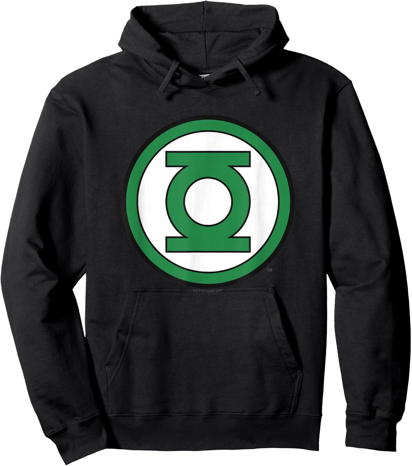 DC Comics Green Lantern Classic Logo Small Hoodie - Hoodie | Black