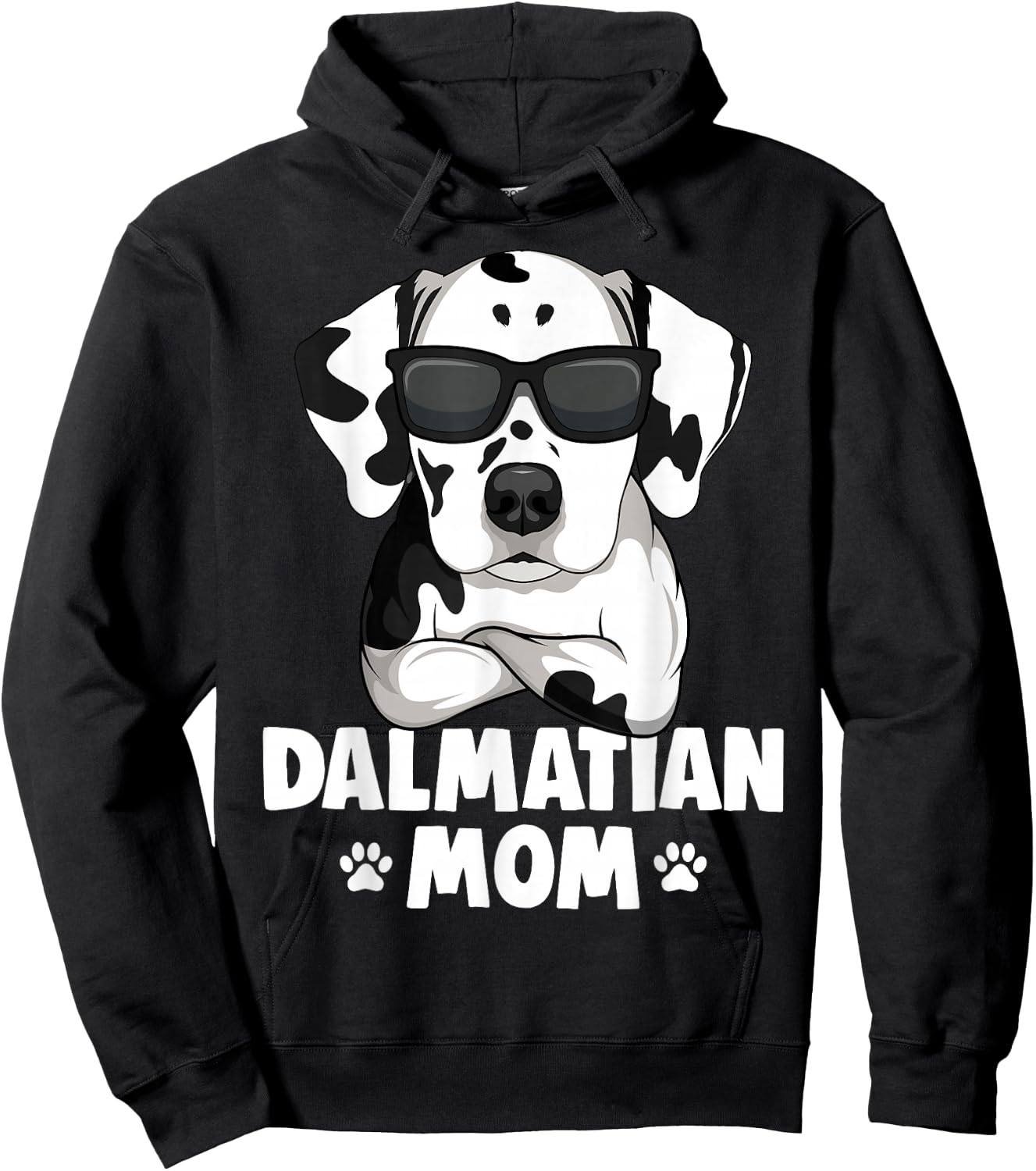 Dalmatian Dog Mom Hoodie - Hoodie | Black