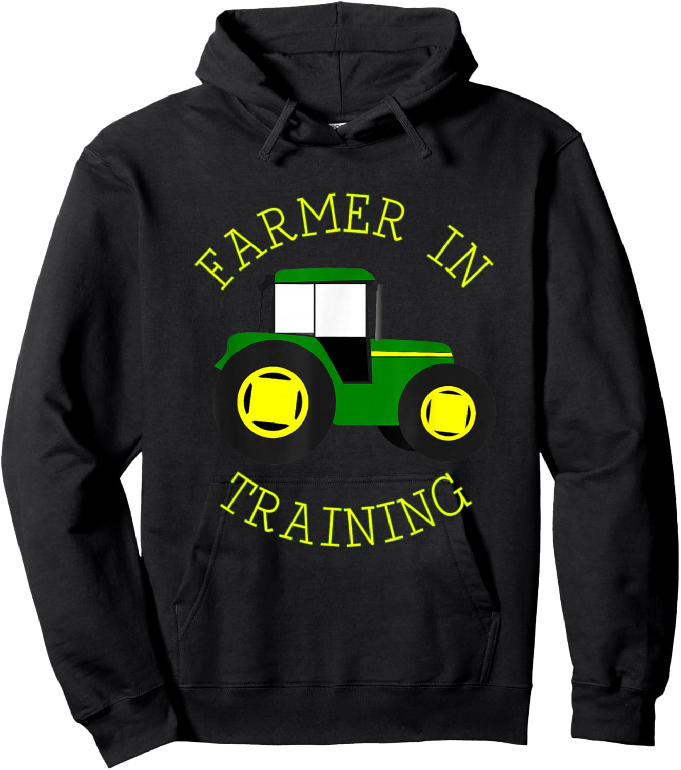 Farmer In Training Tractor Hoodie - Hoodie | Black