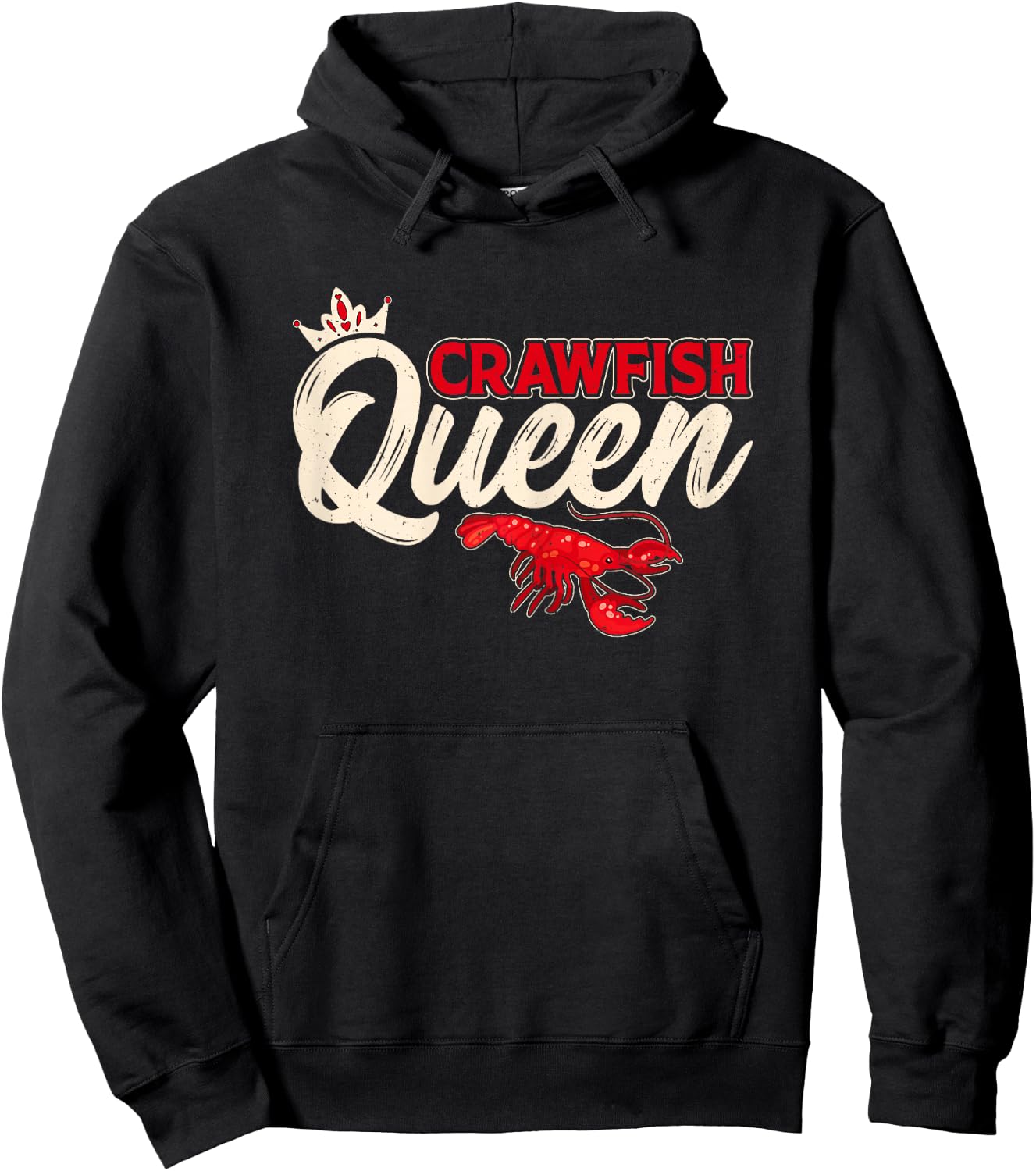 Crawfish Queen - Crawfish Boil Funny Crawfish Lover Women Hoodie - Hoodie | Black