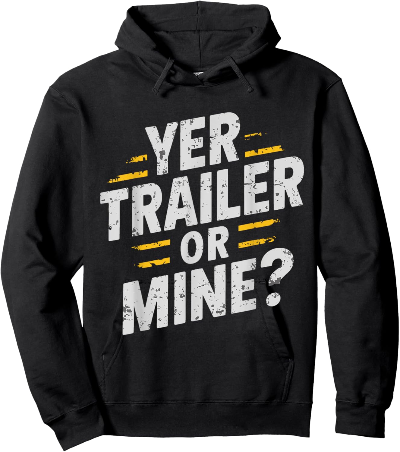 Redneck Trailer White Trash Party Attire Hillbilly Costume Hoodie - Hoodie | Black