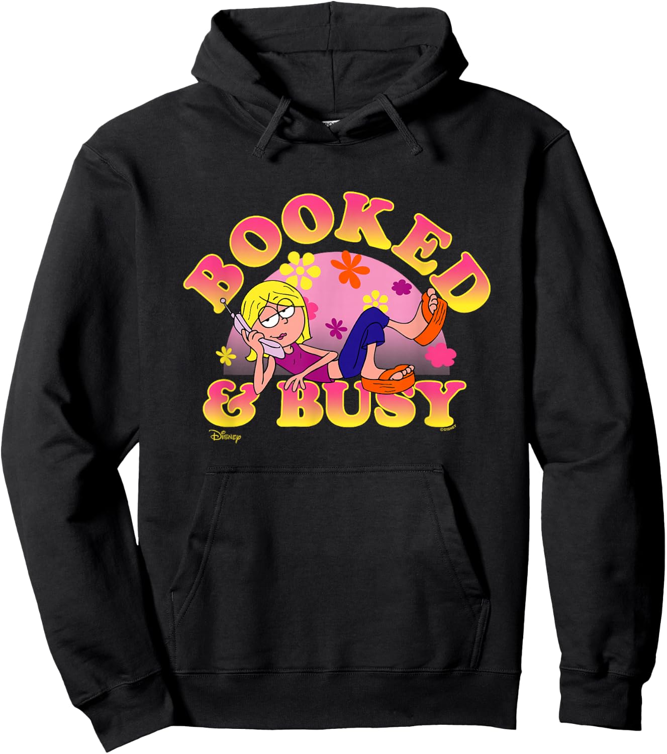 Disney Lizzy McGuire Booked And Busy Hoodie - Hoodie | Black