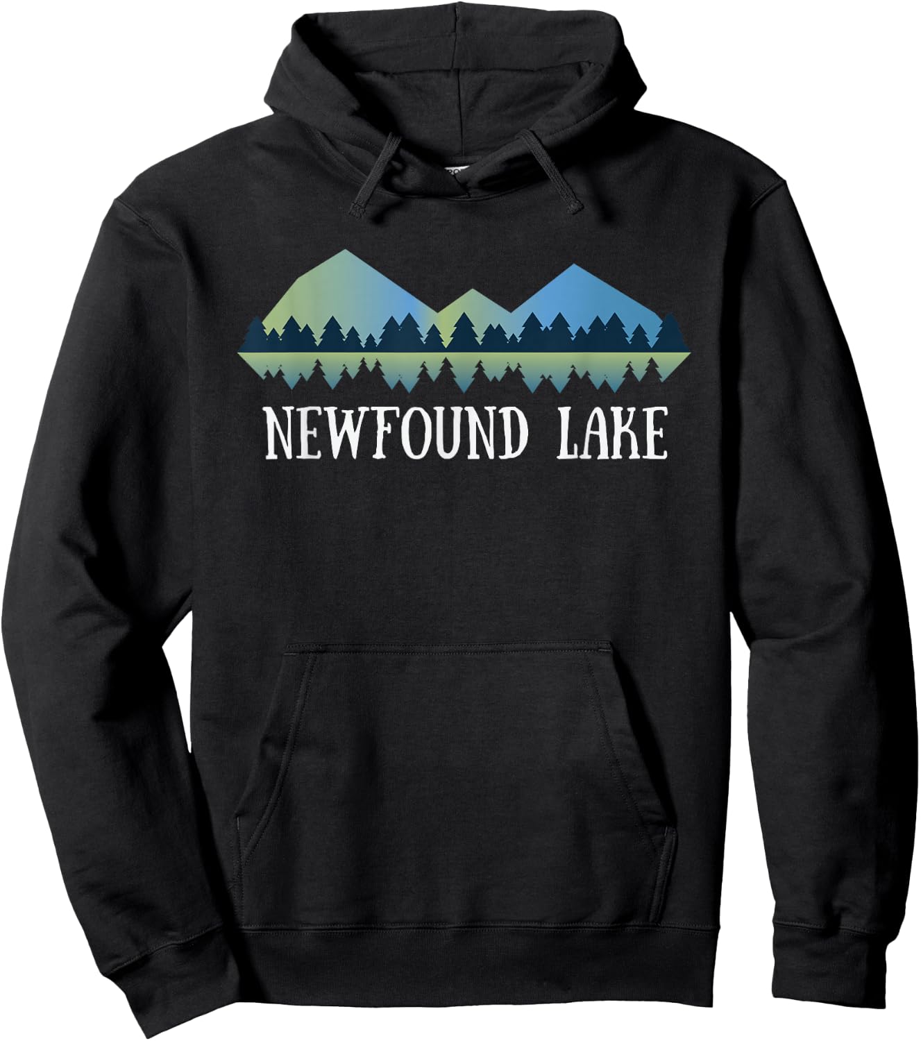 New Hampshire Shirt | Newfound Lake NH Hoodie - Hoodie | Black