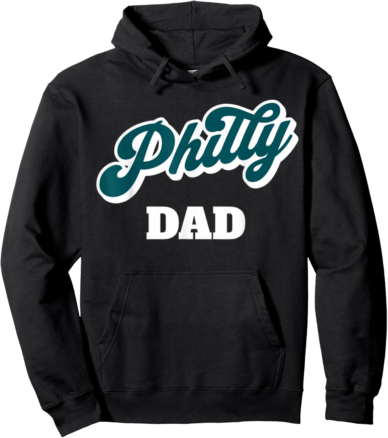 Philadelphia Philly Dad Fathers Day Birthday Hoodie - Hoodie | Black