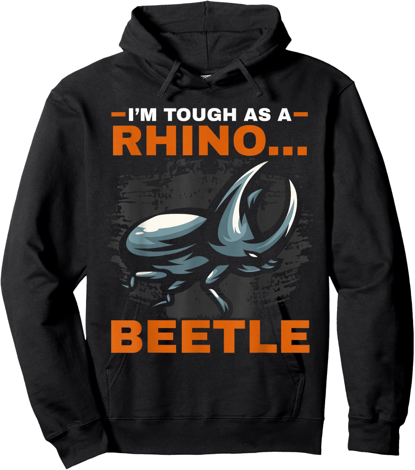 Rhino Beetle Insect Lover Entomology Rhinoceros Beetle Hoodie - Hoodie | Black