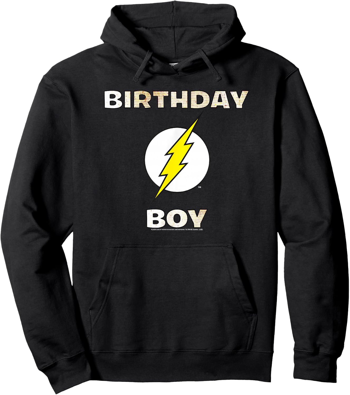 DC Comics Justice League The Flash Birthday Boy Hoodie - Hoodie | Black