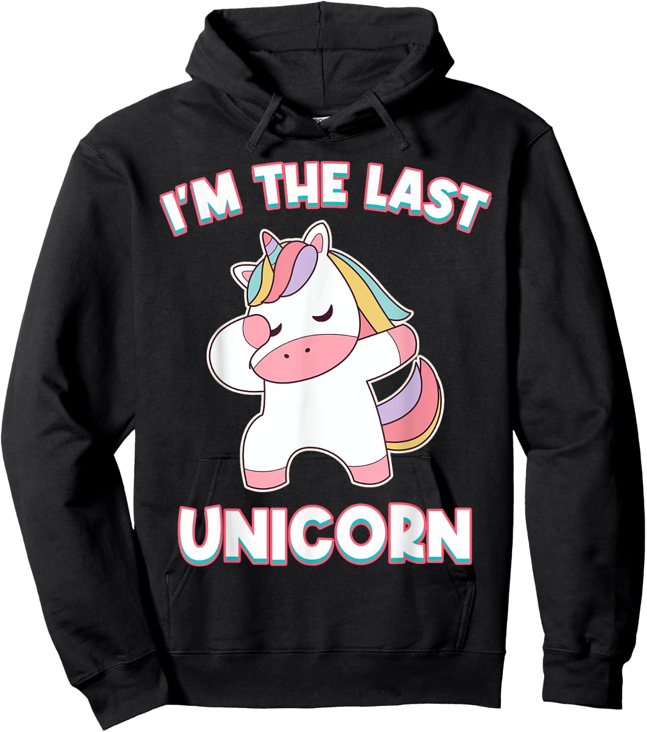 I'm The Last Unicorn Anime Hoodie - Hoodie | Black