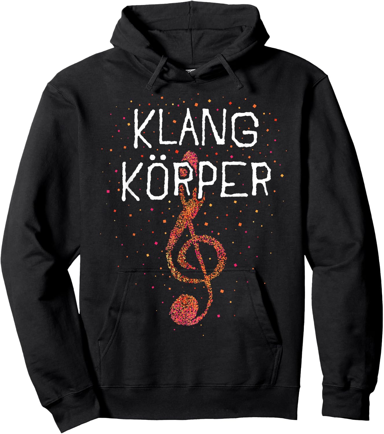 Music Clef Singer Choir Choir Gift Hoodie - Hoodie | Black