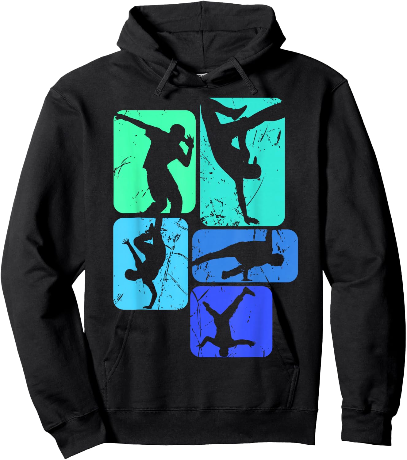 Breakdance Breakdancer Breakdancing Children's Boys Men's Hoodie - Hoodie | Black