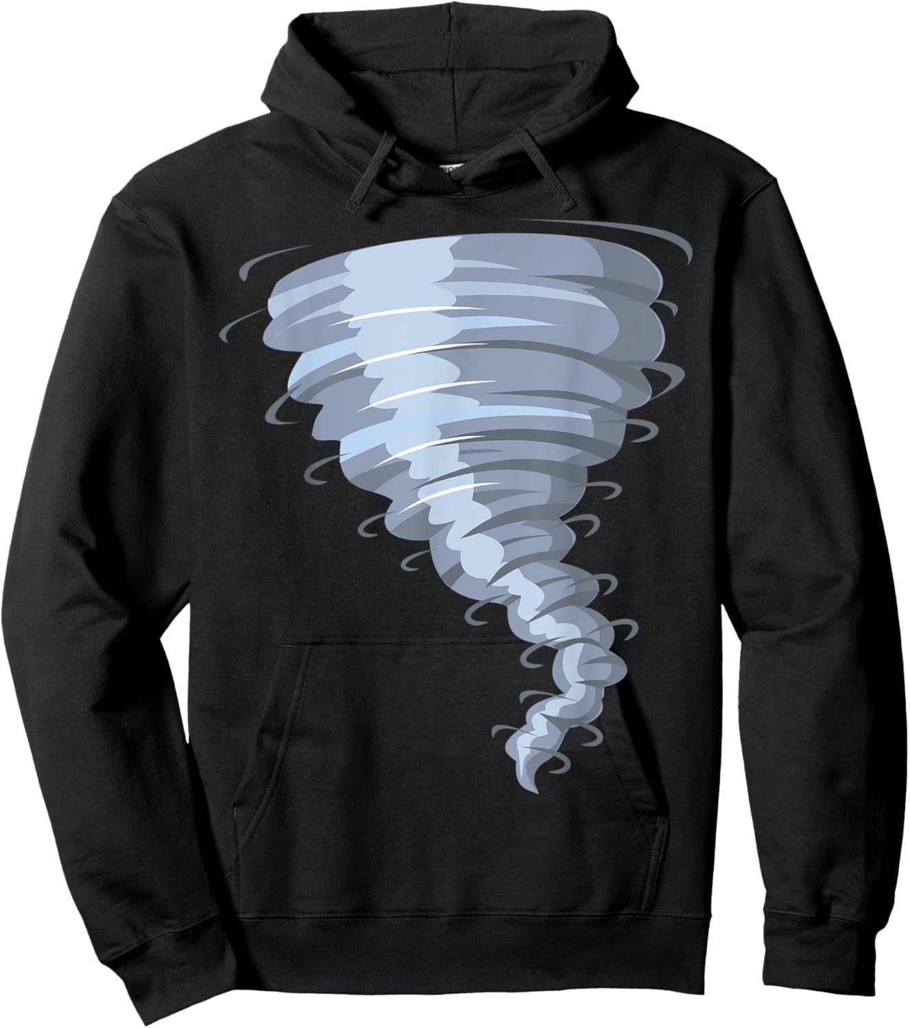 Tornado Costume Shirt Storm Twister Scary Weather Hurricane Hoodie - Hoodie | Black