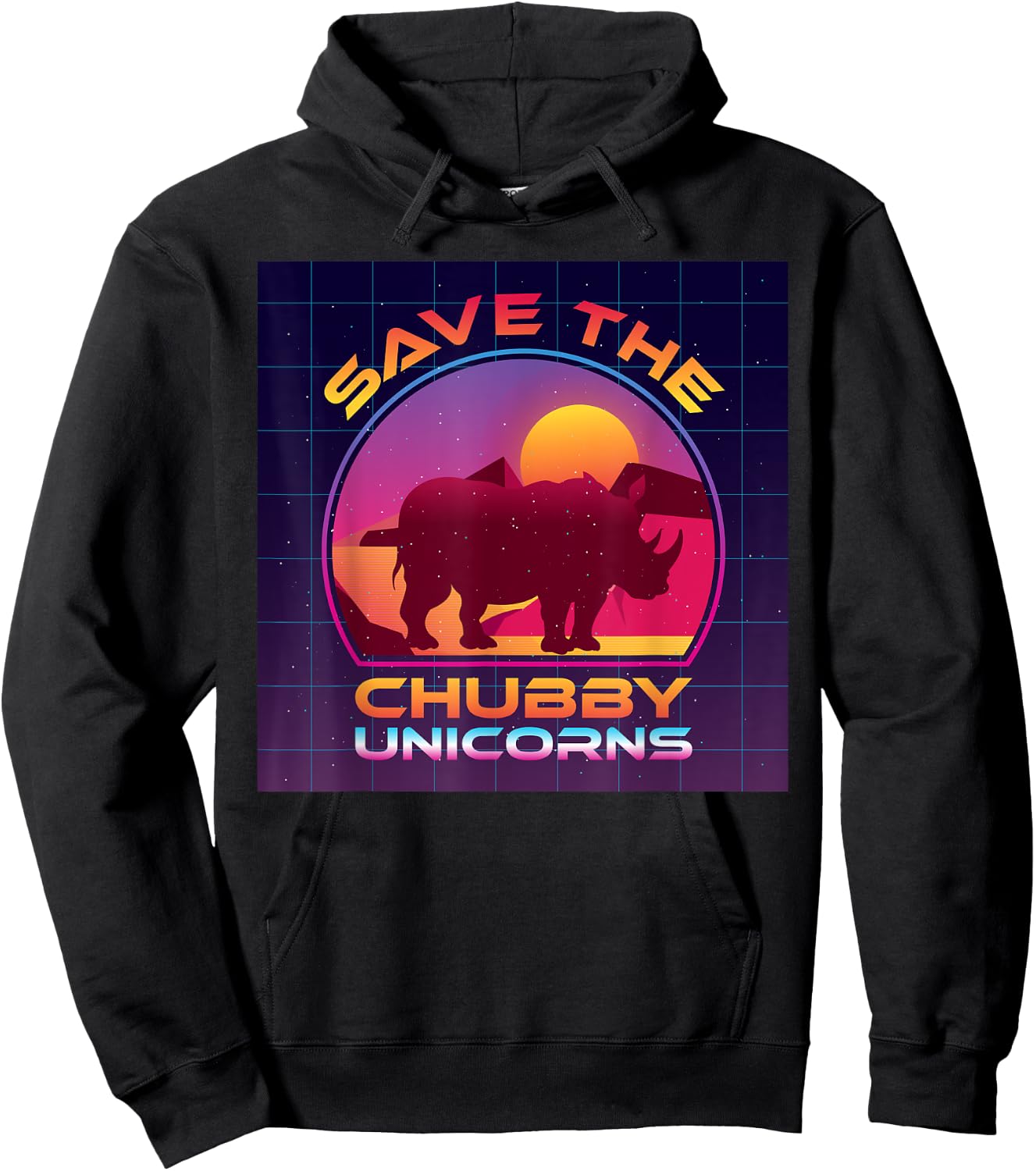 Save The Chubby Unicorns Hoodie - Hoodie | Black