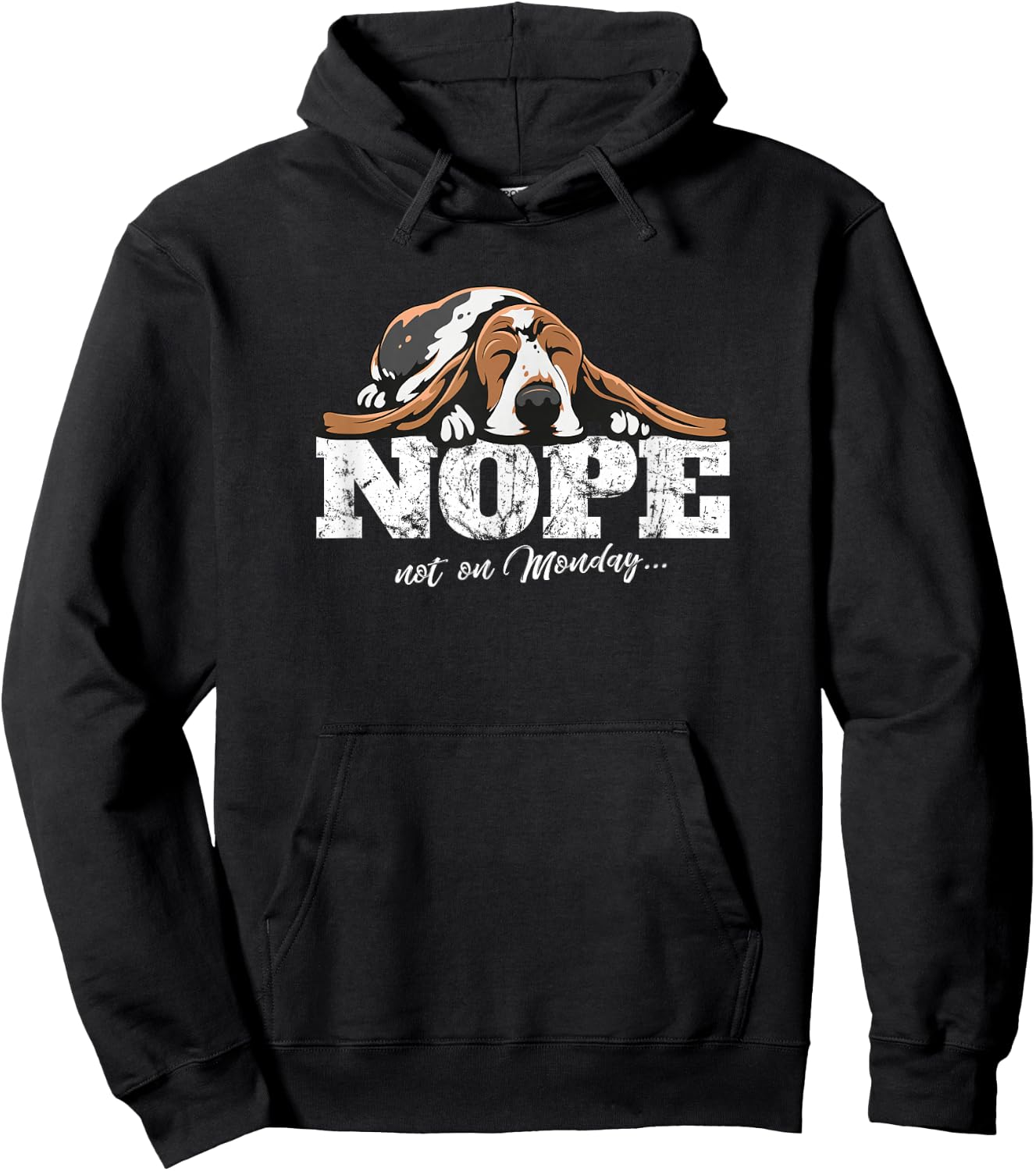 Basset Hound Dog Hoodie - Hoodie | Black