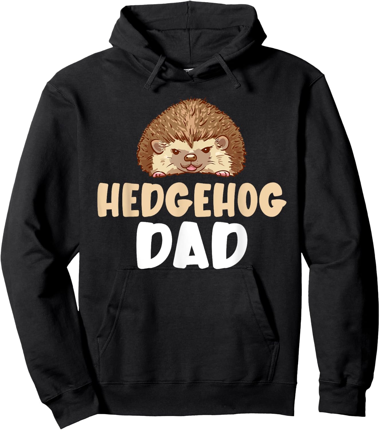 Hedgehog Dad Hoodie - Hoodie | Black