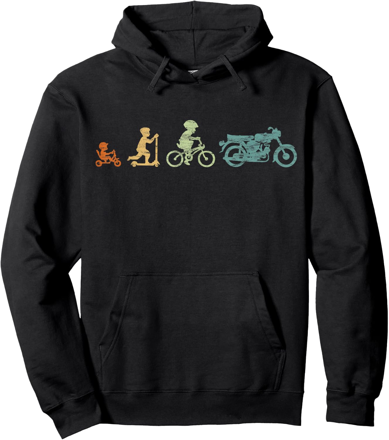Moped Evolution S51 Ostdeutschland Ostalgie Retro Motorrad Hoodie - Hoodie | Black