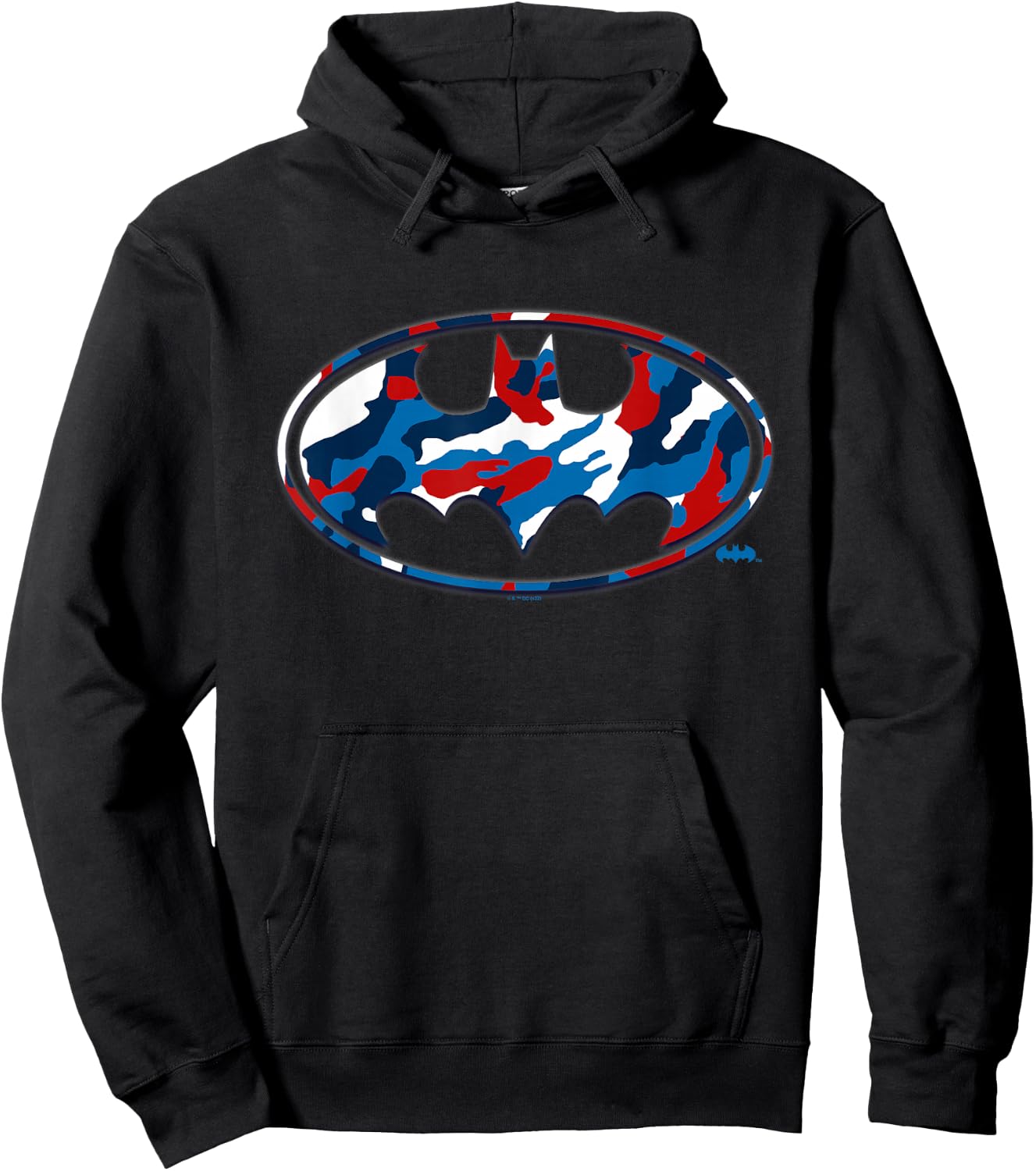 Batman 4th of July Camo Logo Hoodie - Hoodie | Black