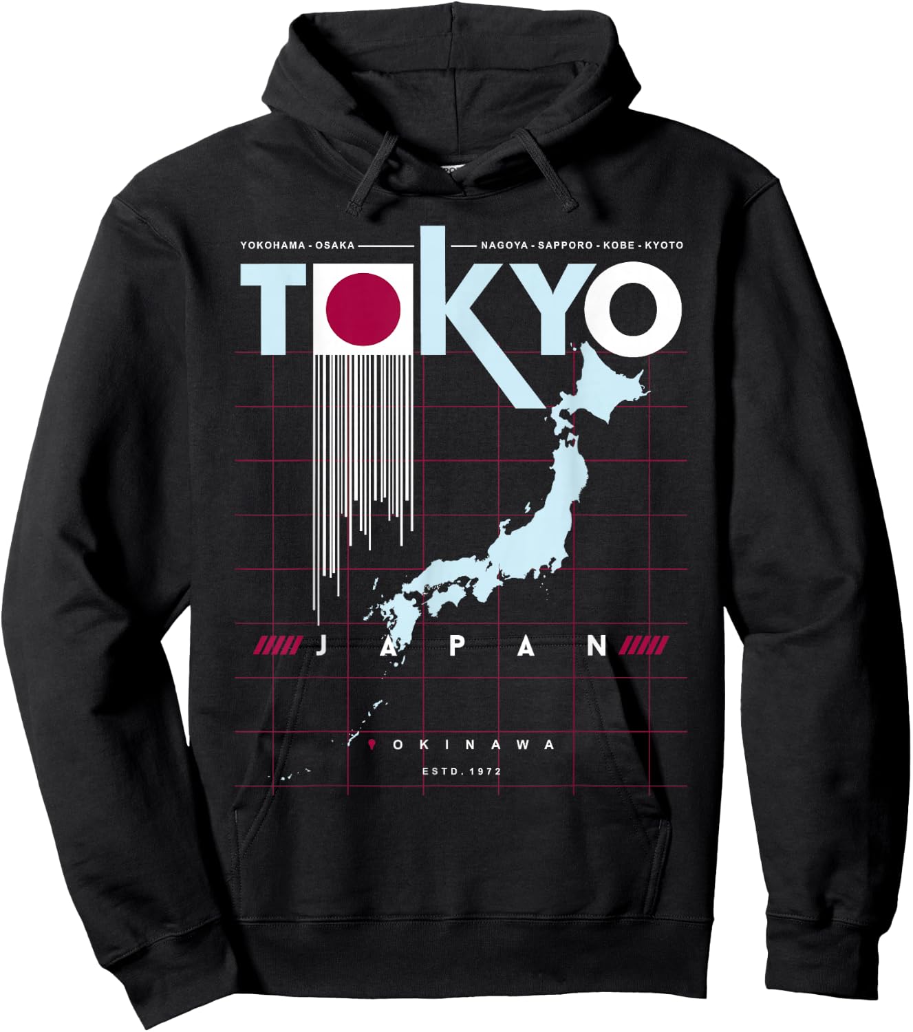 Tokyo Japan , Black, S Hoodie - Hoodie | Black