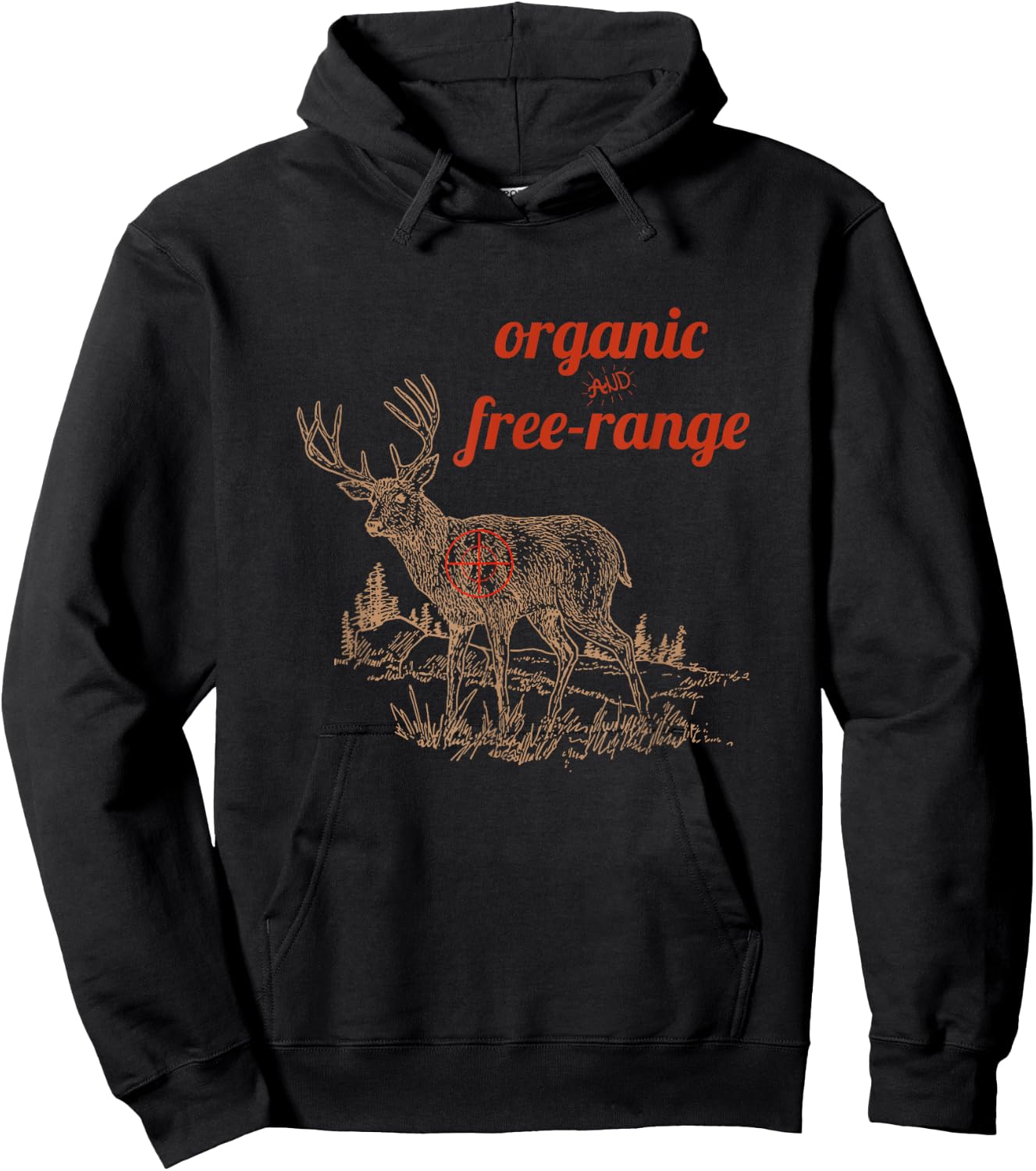 Funny Deer Hunting Shirts for Hunters Hoodie - Hoodie | Black