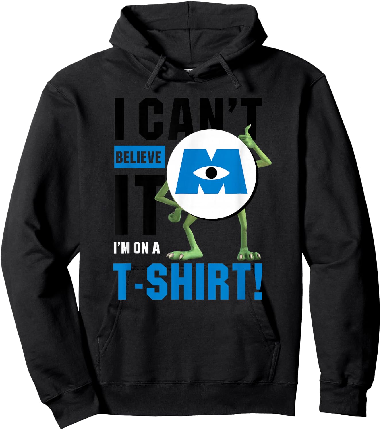 Disney Pixar Monsters, Inc. Mike I Can't Believe It! Hoodie - Hoodie | Black