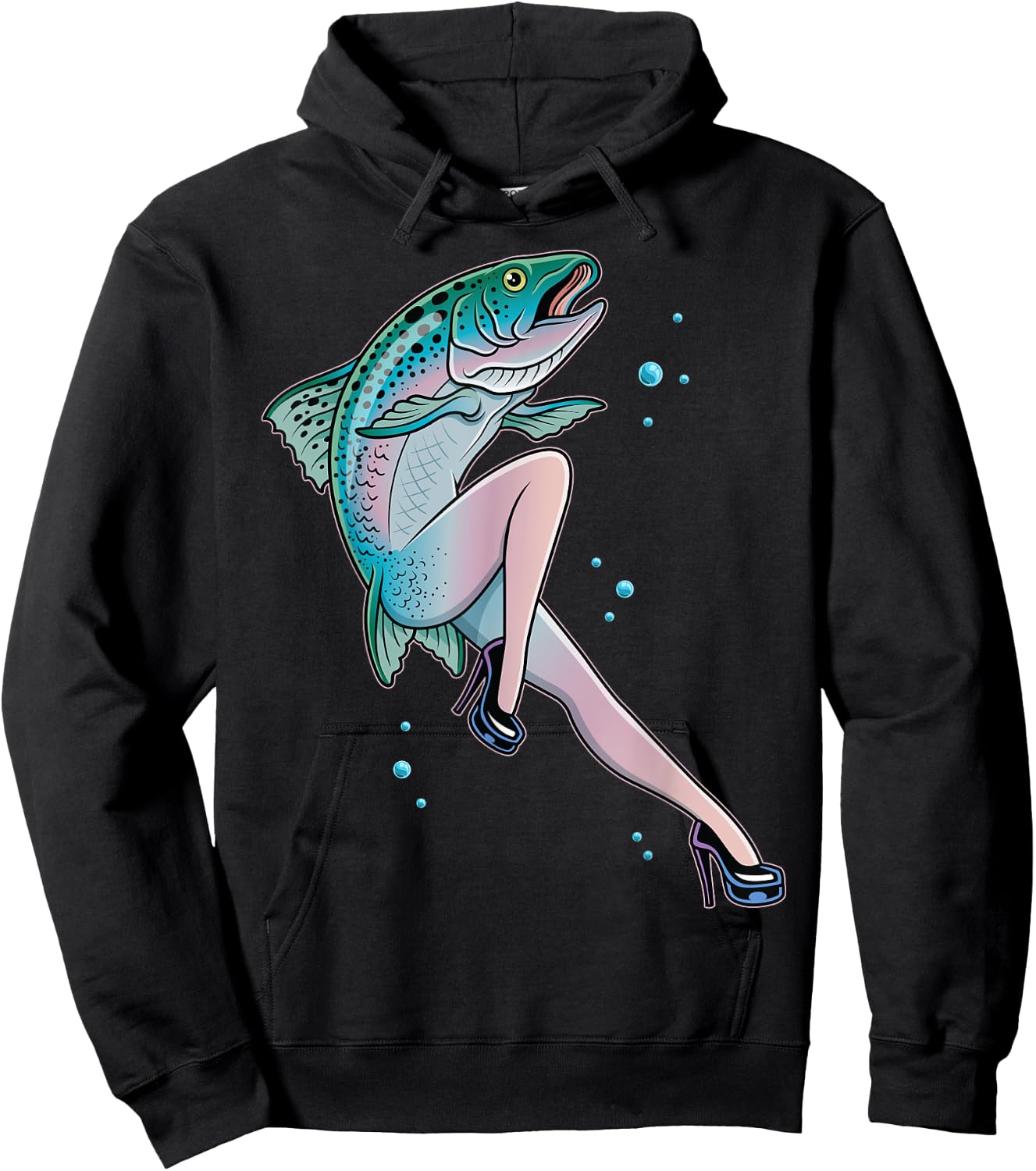 Reverse Mermaid Hoodie - Hoodie | Black